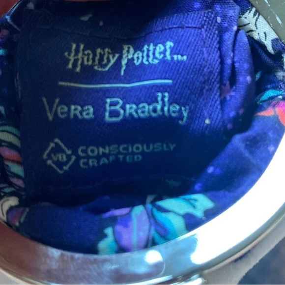 Vera Bradley Harry Potter Hedwig Bag Charm Coin Purse Forbidden Forest Key Chain - Picture 7 of 16